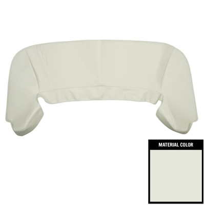 PUI Interiors 1967-1969 Chevrolet Camaro White Convertible Top Boot W/O Clips - 67FTX37