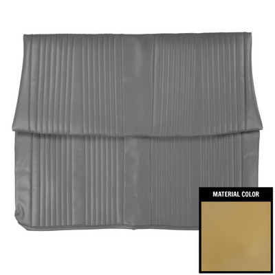 PUI Interiors 1967 Pontiac Tempest Convertible Custom Gold Rear Bench Seat Cover - 67GST43V