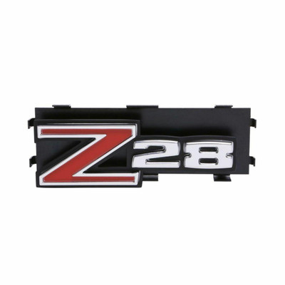 Trim Parts 1972-73 Chevrolet Camaro Grille Z-28 Emblem W/Retainer, Each - 6823
