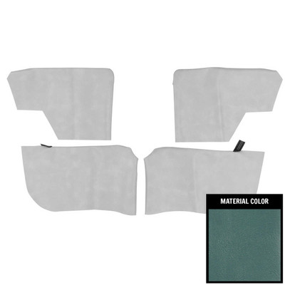 PUI Interiors 1968-1969 Cutlass/Skylark Convertible Light Blue Rear Armrest Covers - 68AR12