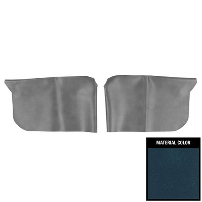 PUI Interiors 1969 Chevelle/GTO Hardtop Dark Blue Rear Armrest Covers - 68AR16C