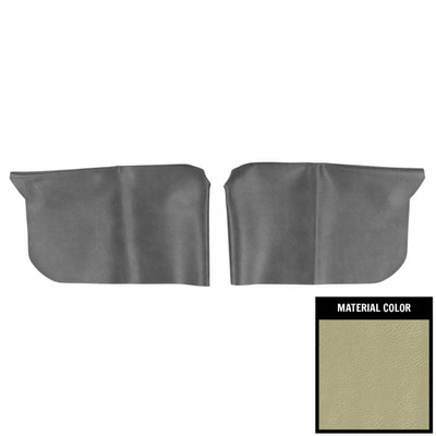 PUI Interiors 1969 Chevelle/GTO/Skylark Hardtop Parchment Rear Armrest Covers - 68AR27C