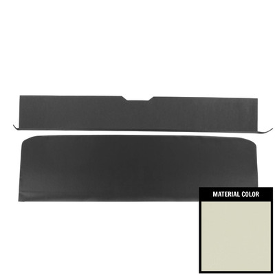 PUI Interiors 1968 Chevelle/GTO/Lemans/Cutlass/Skylark Convt Off White Rear Seat Trim Panels - 68AS40VB