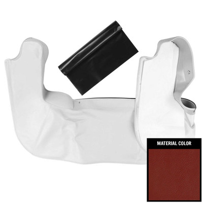 PUI Interiors 1969 Skylark/Cutlass,1968-69 Chevelle,1968-70 GTO Light Red Convertible Top Boot - 68AT30