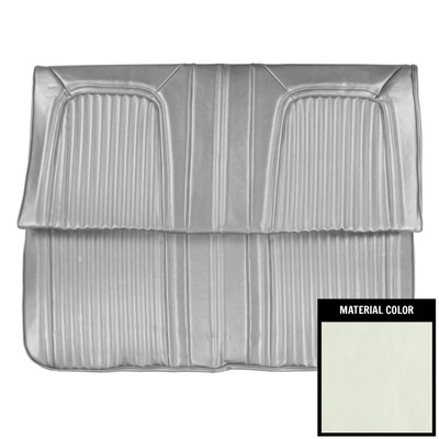 PUI Interiors 1968 Oldsmobile Cutlass Supreme Hardtop Pearl Rear Bench Seat Cover - 68CS28C-1
