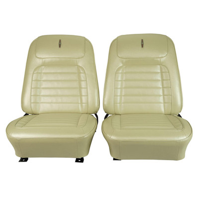 PUI Interiors 1968 Chevrolet Camaro Deluxe Pearl Pre-Assembled Front Bucket Seats - 68DS28U-P