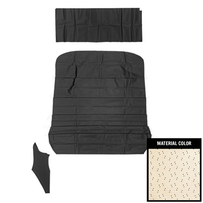 PUI Interiors 1968 Pontiac GTO/Lemans White Perforated Headliner - 68GH101B