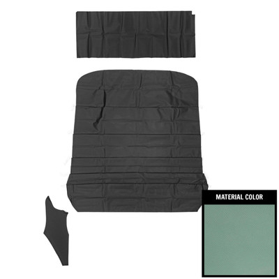 PUI Interiors 1968 Pontiac GTO/Lemans Aqua Basketweave Headliner - 68GH107A