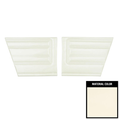 PUI Interiors 1968 Plymouth Barracuda Fastback Standard Pearl Rear Door Panels - 68KDB720F