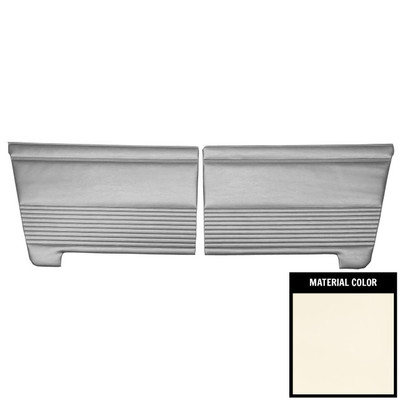 PUI Interiors 1968 Dodge Dart GT/GTS Hardtop Pearl Rear Door Panels - 68KDD720C