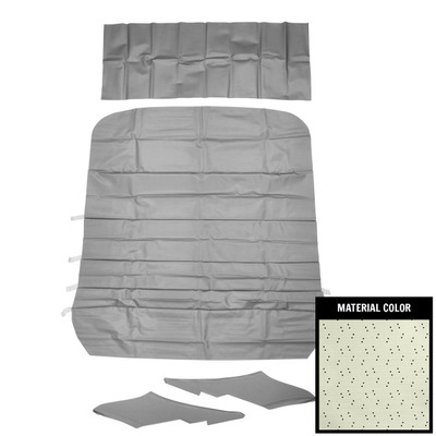 PUI Interiors 1968 Oldsmobile Custlass S 5-Bow White Perforated Headliner - 68SH101B2