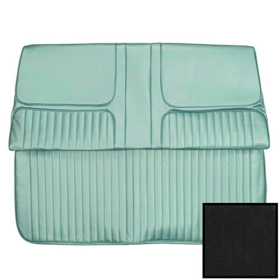 PUI Interiors 1968 Buick Skylark/GS Custom 400 Convertible Black Rear Bench Seat Cover - 68US10V