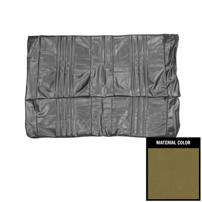 PUI Interiors 1968 Chevrolet Nova Standard Hardtop Ivy Gold Rear Bench Seat Cover - 68XS46C