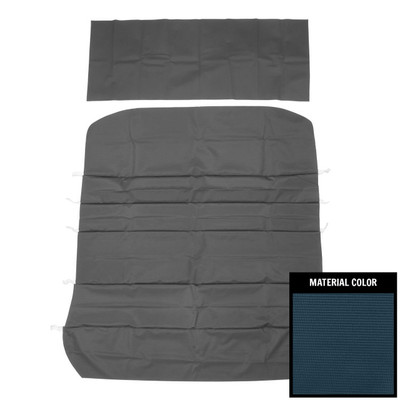 PUI Interiors 1969-1972 GM A-Body Dark Blue Ribbed Headliner - 69AH105RN