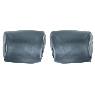 PUI Interiors 1969 Chevelle/GTO/Cutlass/Skylark/Nova Dark Blue Bench Seat Head Rest Covers - 69AH16B