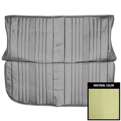 PUI Interiors 1969 Chevrolet Chevelle 4-Door Hardtop Light Green Rear Bench Seat Cover - 69AS4D23C