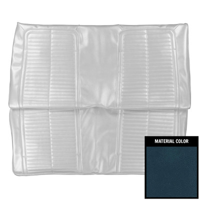 PUI Interiors 1969 Pontiac Firebird Dark Blue Stationary Rear Bench Seat Cover - 69ES16C