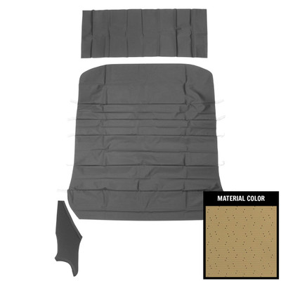 PUI Interiors 1969-1972 Pontiac GTO Sandalwood Perforated Headliner - 69GH111B