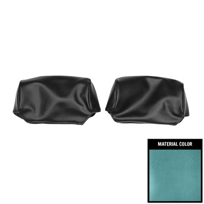 PUI Interiors 1969 Mopar Roadrunner/Dart/Satellite Light Blue Head Rest Covers - 69KH732