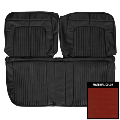 PUI Interiors 1969 Dodge Coronet 500/RT/Superbee Saddle Front Bench w/Armrest Seat Cover - 69KSH103B-5