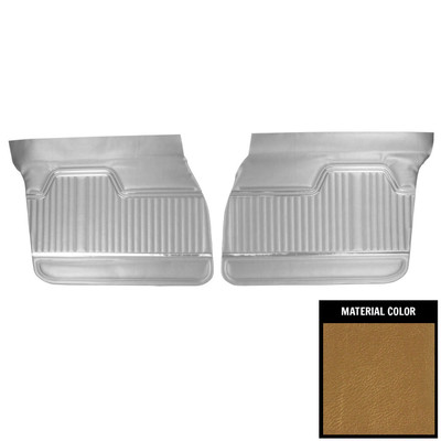 PUI Interiors 1970 Chevrolet Chevelle 4-Door Sedan/Hardtop/Wagon Gold Front Door Panels - 70AD4D43