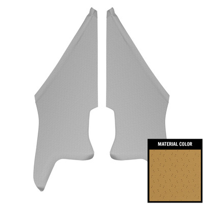 PUI Interiors 1970-1972 Chevrolet Chevelle Buckeskin Perforated Earmuff Boards - 70AHB112B