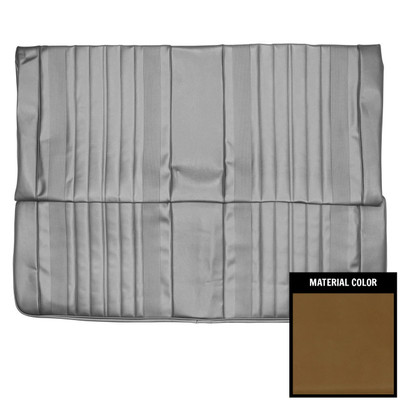 PUI Interiors 1970 Chevrolet Chevelle 4-Door Wagon 3rd Row Saddle Rear Bench Seat Cover - 70AS4D36W3