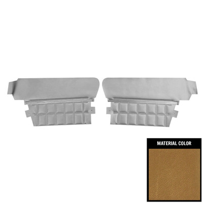 PUI Interiors 1970 Chevrolet Impala Convertible Gold Rear Door Panels - 70BDN43V