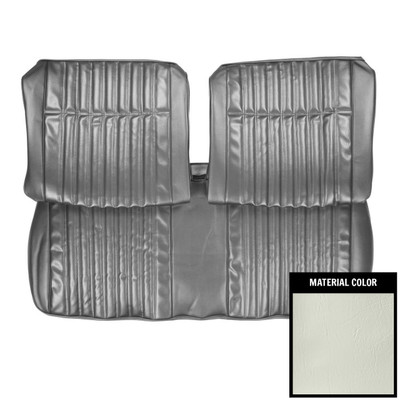 PUI Interiors 1970 Chevrolet Impala White Front Bench Seat Cover - 70BSN37B