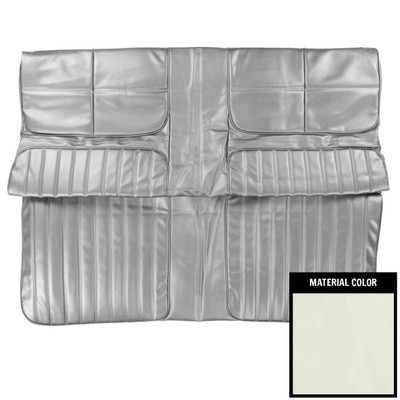 PUI Interiors 1970 Oldsmobile Cutlass Supreme/442 Hardtop Pearl Rear Bench Seat Cover - 70CS28C1