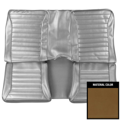 PUI Interiors 1970 Pontiac Firebird Hardtop Standard Saddle Rear Bench Seat Cover - 70ES36C