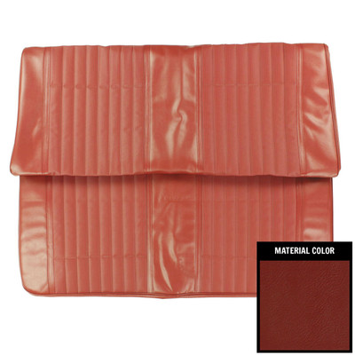 PUI Interiors 1970 Pontiac GTO/LeMans Sport Hardtop Red Rear Bench Seat Cover - 70GS30CS