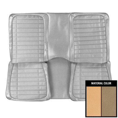 PUI Interiors 1970 Pontiac Firebird Hardtop Deluxe Sandalwood Rear Bench Seat Cover - 70HS41CS