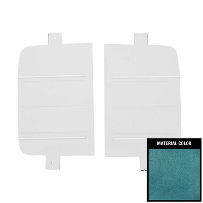 PUI Interiors 1970 Plymouth Roadrunner/Satellite/GTX/Superbird Bright Blue Front Door Panels - 70KDR813