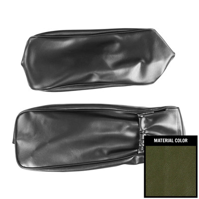 PUI Interiors 1970 Charger/Coronet/Roadrunner/Satellite Metallic Green Center Armrest Cover - 70KR104