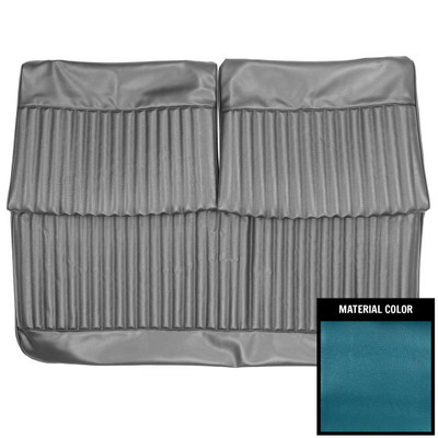 PUI Interiors 1970 Dodge Dart/Swinger/340 Blue Front Bench Seat Cover - 70KSDA819B