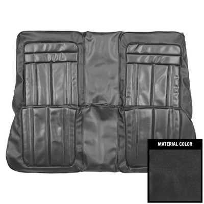 PUI Interiors 1970 Plymouth Cuda/Gran Coupe Charcoal Rear Bench Seat Cover - 70KSG724C