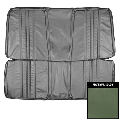 PUI Interiors 1970 Roadrunner/Satellite/Superbird Custom Metallic Green Rear Bench Seat Cover - 70KSRD104C