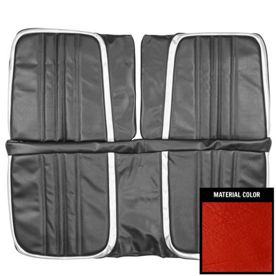 PUI Interiors 1970 Roadrunner/Satellite/Superbird Custom Burnt Orange Front Bench Seat Cover - 70KSRD760B