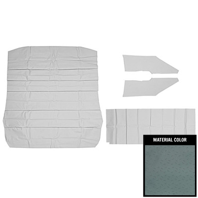 PUI Interiors 1970-1972 Chevrolet Monte Carlo Teal Perforated Headliner - 70MH114B