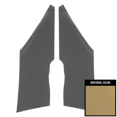 PUI Interiors 1970-1972 Chevrolet Monte Carlo Sandalwood Perforated Earmuff Boards - 70MHB111B