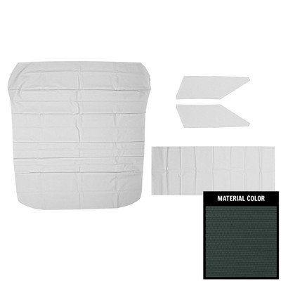 PUI Interiors 1970-1972 Oldsmobile Cutlass Supreme Dark Green Ribbed Headliner - 70SH109R1