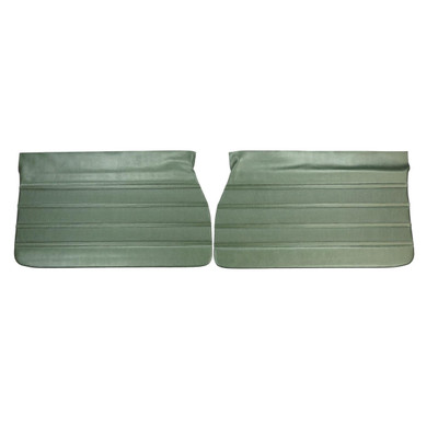 PUI Interiors 1970 Skylark 350/Custom/GS455 Deluxe Dark Metallic Green Front Door Panels - 70UD24