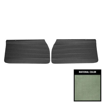 PUI Interiors 1970 Skylark 350/Custom/GS455 Pre-Assembled Dark Green Front Door Panels - 70UD24-P