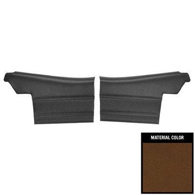 PUI Interiors 1970 Skylark/350/Custom/GS/GS 455 Convt Pre-Assembled Saddle Rear Door Panels - 70UD42V-P