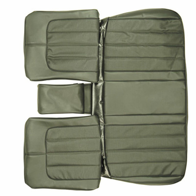 PUI Interiors 1970 Buick Skylark Black Front Bench Seat W/Armrest Seat Cover - 70US10B1