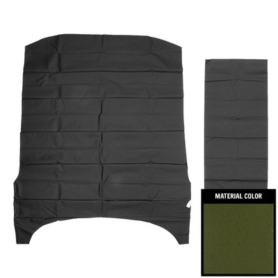 PUI Interiors 1971-1972 Chevrolet Impala Hardtop Dark Green Perforated Headliner - 71BH109B