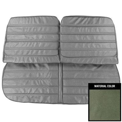 PUI Interiors 1971 Oldsmobile Cutlass /S/442 Jade Green Front Bench Seat Cover - 71CS19B2