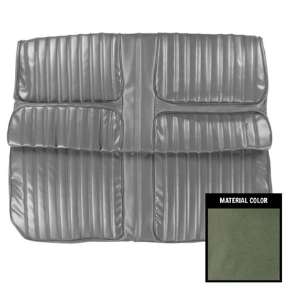 PUI Interiors 1971-1972 Cutlass Supreme Convertible Jade Green Rear Bench Seat Cover - 71CS19V1