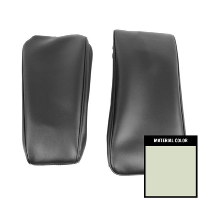 PUI Interiors 1971-1974 Charger White Center Armrest Covers - 71KBR37